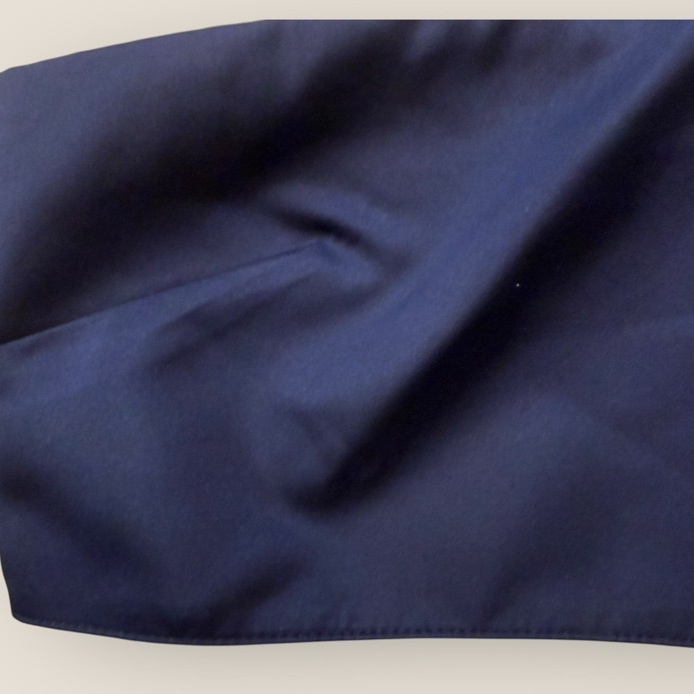 WeWoreWhat | Duchess Satin Bandeau Top | Navy | Size 4 | NWT - Picture 5 of 8